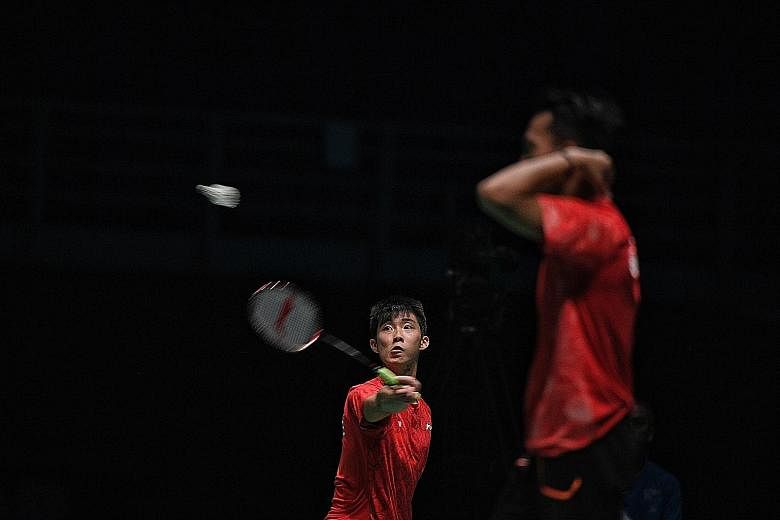 Loh Kean Yew in Singapore's 0-3 loss to hosts Malaysia in the SEA Games team semi-finals last month. Last Saturday, he won the OUE Singapore International Series, following his victory in the Malaysia International Series in July. His training has be