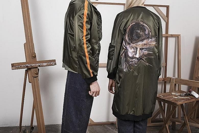 Home-grown fashion label Voltaire.Visions will collaborate with oil painter Simon Ng, who will paint portraits on its clothes.
