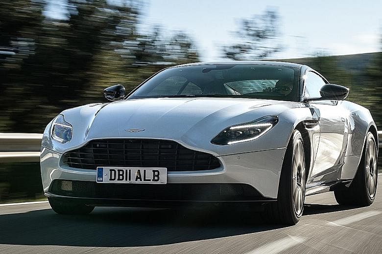 The Aston Martin DB11 V8 is 115kg lighter and more responsive to steering compared with the V12.