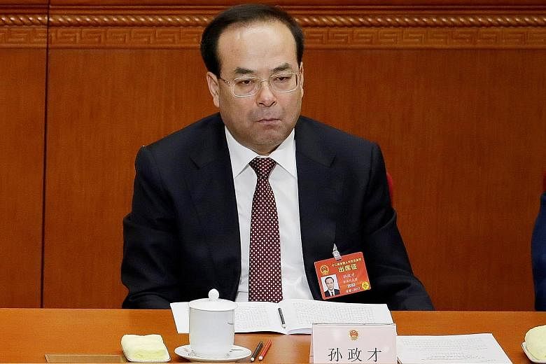 Mr Sun Zhengcai is said to have leaked party secrets, taken expensive gifts and exchanged power for sex.
