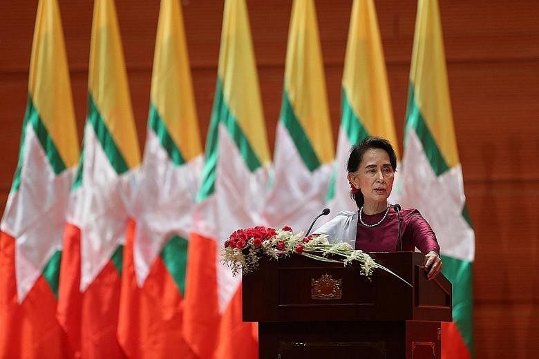 US President Donald Trump's highly anticipated UN General Assembly speech contained strong words for North Korea. Ms Aung San Suu Kyi broke her long silence on the Rohingya crisis, but refused to blame any group for the violence in Rakhine.