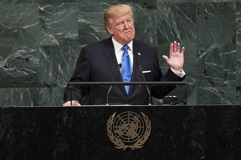 US President Donald Trump's highly anticipated UN General Assembly speech contained strong words for North Korea. Ms Aung San Suu Kyi broke her long silence on the Rohingya crisis, but refused to blame any group for the violence in Rakhine.