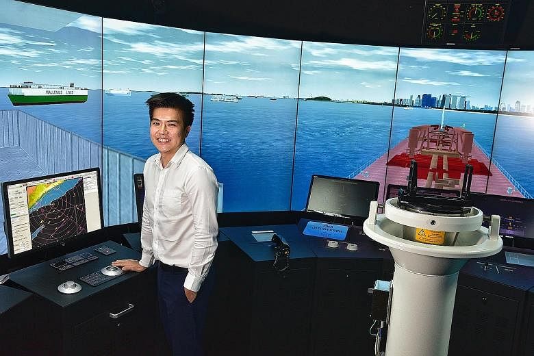 A JC student who later transferred to Singapore Polytechnic, where his father went, Mr Goh Wei Xiang took up nautical studies, like his father, and spent a year working aboard two Greek-owned cargo ships as part of his course requirements. He is now 