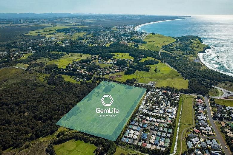 GemLife's retirement houses are in gated communities with shared facilities such as saunas, bowling alleys and lawn bowling greens. Sales have already started for the two new developments. The new property in Woodend, Victoria, sits on an 11.7ha site