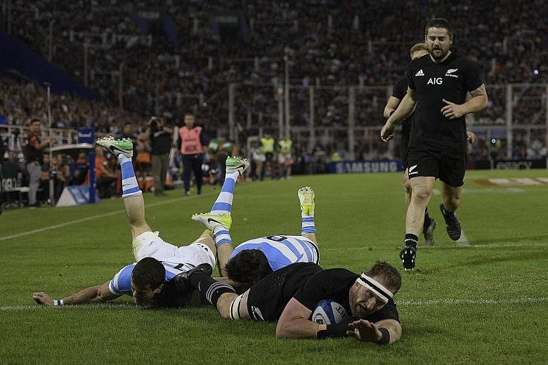 All Blacks skipper Kieran Read scoring a try in the 36-10 win against Argentina in their Rugby Championship match in Buenos Aires on Saturday. Since the renamed competition was introduced in 2012, New Zealand have failed to win the title just once, i