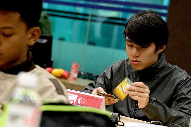 Student Ng Cheng Yu at the Singapore Open Memory Championships over the weekend. Team Singapore fielded 14 contestants at the event, which drew a total of 82 participants from around the world.