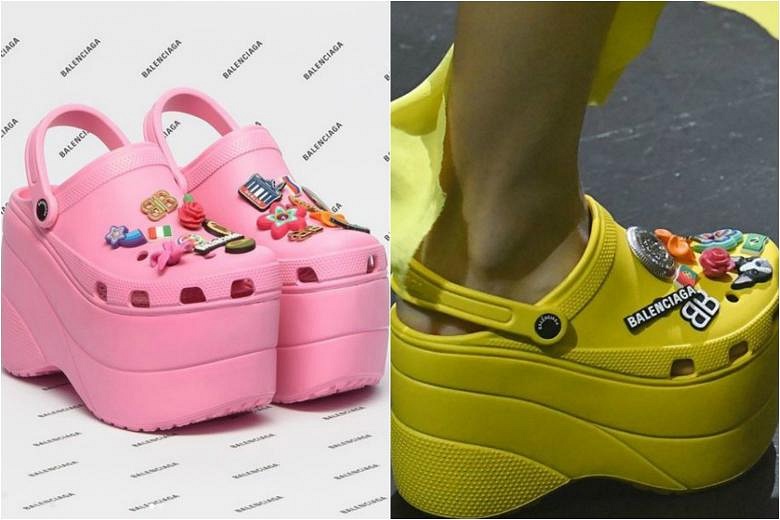 Expensive discount crocs balenciaga