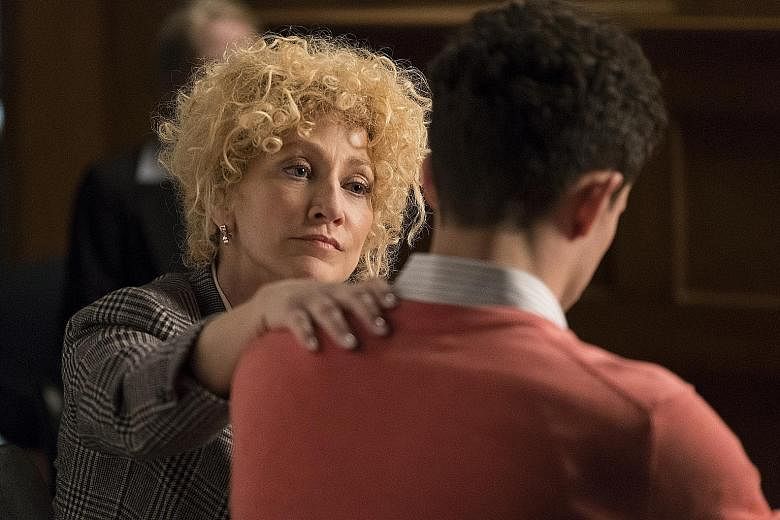 Edie Falco stars in Law & Order True Crime: The Menendez Murders as the lawyer of the two men.