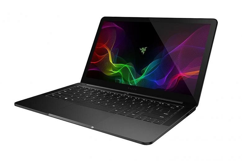Despite its larger screen, the Razer Blade Stealth is just as thin as its smaller sibling, and weighs only 40g more than its smaller sibling at 1.33kg.