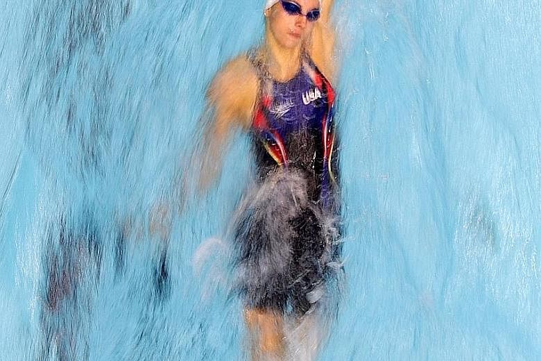 Regan Smith in the 200m backstroke heats at the World Junior Championships in August. The 15-year-old won both the 100m and 200m events in this discipline and was the youngest in the American squad at the World Championships in July.