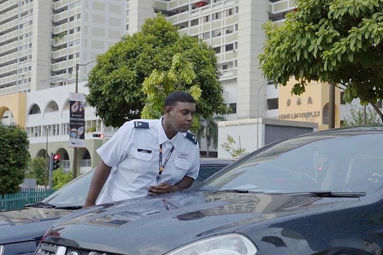 Mr Victor Kumaran manages a team of parking enforcement officers but still goes on patrol twice a month to understand the issues on the ground. He said there is no quota and they do not get commissions for summonses.