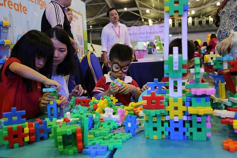What better way to celebrate the Children's Day weekend than take pony rides and navigate an inflatable obstacle course? People can do all these and more at the inaugural "I'm Proud Of You" family festival at the Singapore Expo. The event was attende