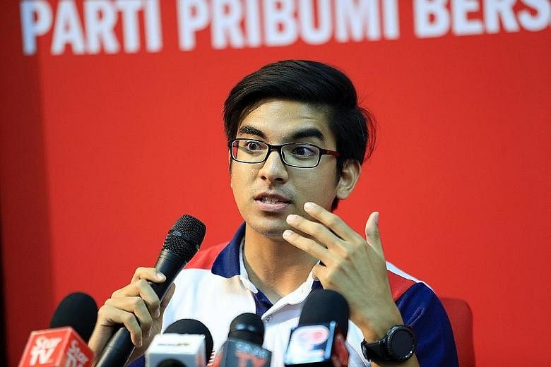 Parti Pribumi Bersatu Malaysia youth wing chief Syed Saddiq Syed Abdul Rahman said the alleged bribe was offered to him in return for quitting politics.
