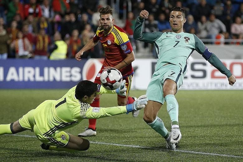 Portugal forward Cristiano Ronaldo making the decisive contribution of the game with the opener in the 63rd minute, having been only named as a substitute against minnows Andorra. Group B leaders Switzerland have 27 points, but Portugal can overtake 