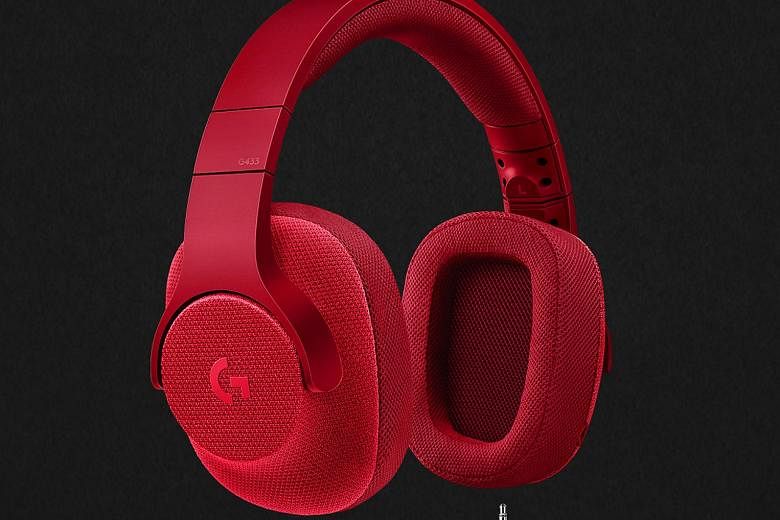 The Logitech G433 portable gaming headset comes in red, blue or the usual black and has a variety of different options for use.
