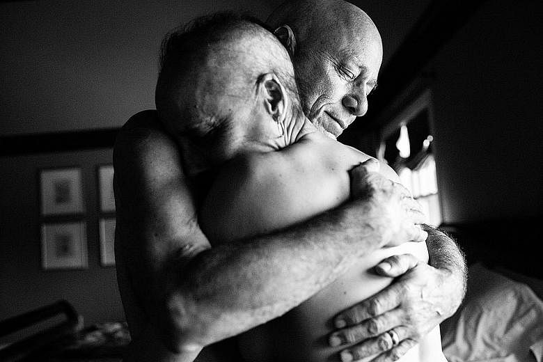 American photographer Nancy Borowick captured the last days of her parents (above), who both had cancer. Vietnam's Maika Elan explores the lives of same-sex couples in the country. (From left) Maika Elan from Vietnam, France's Sandra Mehl, American N