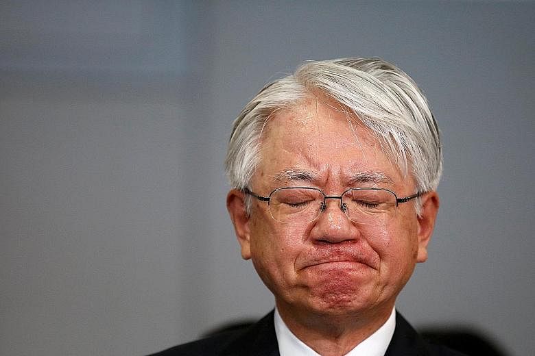 A contrite Mr Hiroya Kawasaki, CEO of Kobe Steel, has said the company plans to pay customers' costs for any affected products.