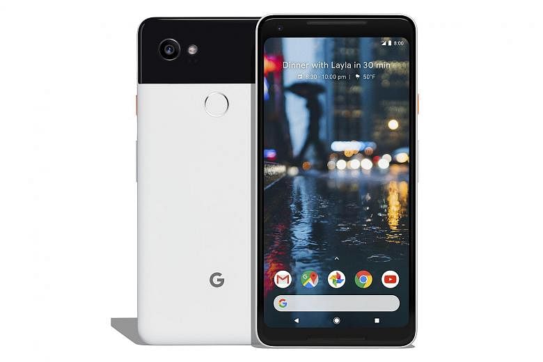 Google has produced a very good smartphone camera. The Pixel 2 XL's screen has rounded corners and an always-on display mode to show the current time and notifications.