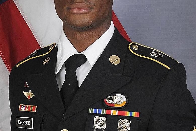 Sergeant La David T. Johnson was among four Americans killed in an Oct 4 ambush in Niger. His grieving mother accused the President of disrespecting her family.