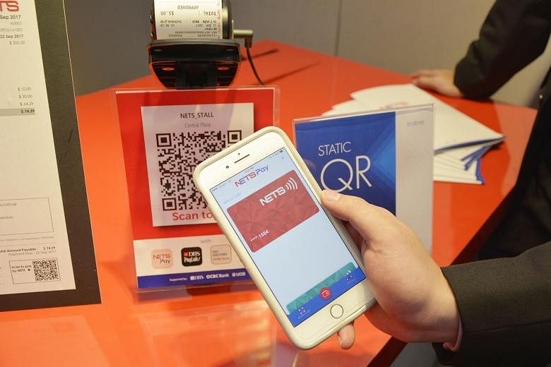 NetsPay lets users digitise their ATM cards, so payments can be debited directly from their bank accounts by tapping their mobile phones on a contactless payment reader or by scanning a QR code.