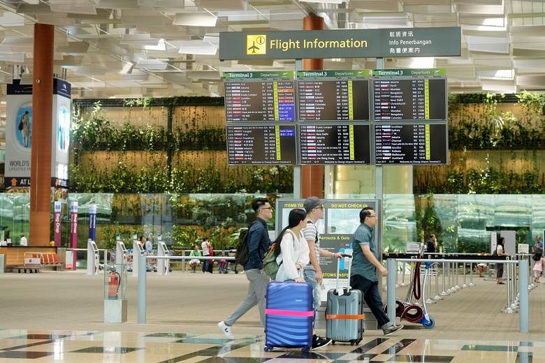 Changi Airport has taken steps to boost efficiency, for example, with the introduction of a system that facilitates exchange of information with airlines and ground handlers, so flight timings can be predicted with more accuracy.