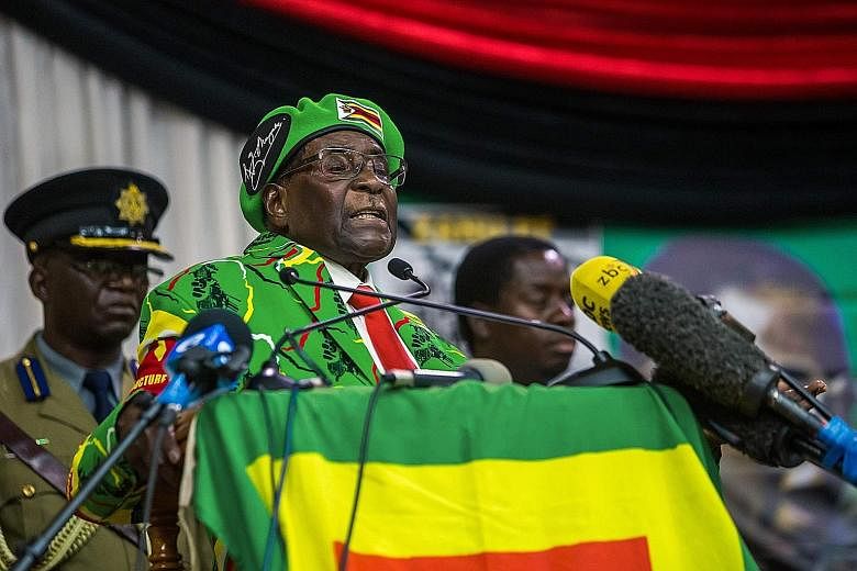 Zimbawean President Robert Mugabe's country was hailed by WHO director-general Tedros Adhanom Ghebreyesus as one "that places universal health coverage and health promotion at the centre of its policies to provide health care to all". Zimbabwe's heal