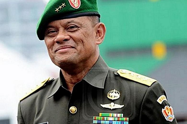 General Gatot Nurmantyo was about to board a flight to the US last Saturday when he was told he had been denied entry.