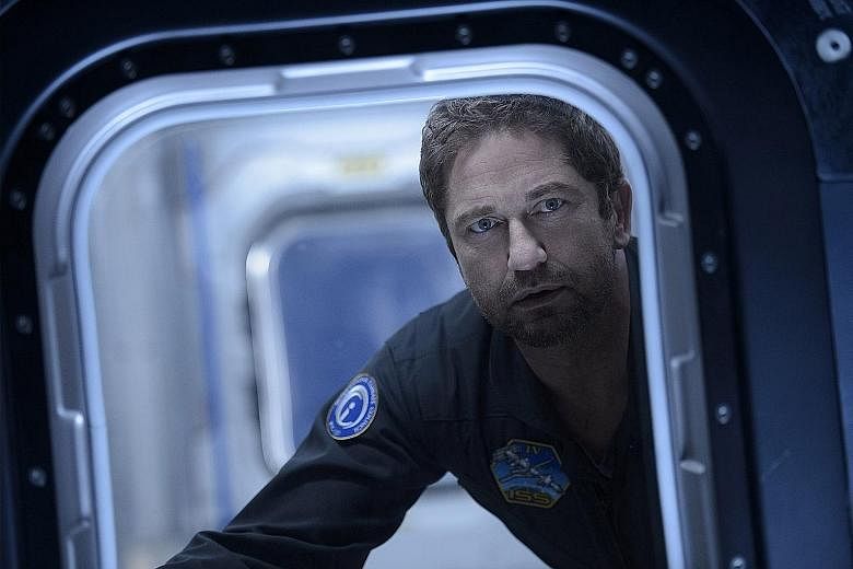 In Geostorm, Gerard Butler stars as a scientist racing to save the planet from environmental destruction.