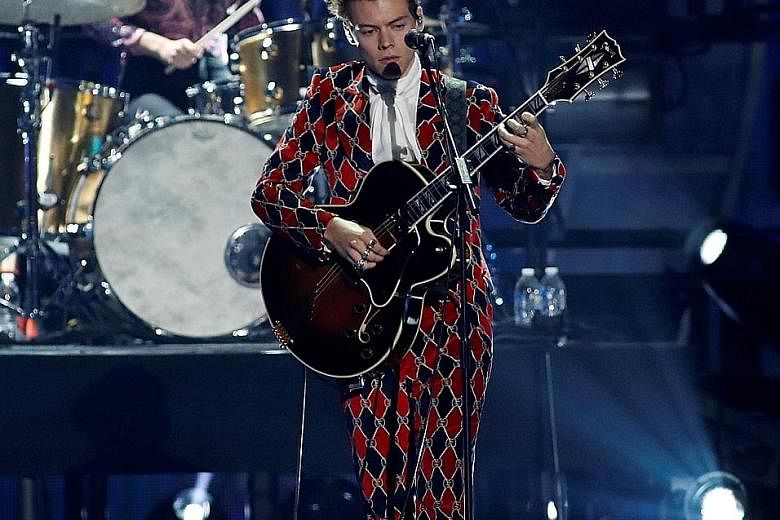 Singer-songwriter Harry Styles at the iHeartRadio Music Festival at T-Mobile Arena in Las Vegas last month.
