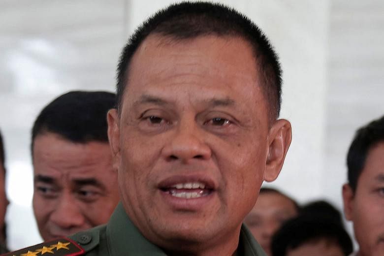 General Gatot Nurmantyo was told he could not travel to the US last Saturday despite having been invited to Washington.