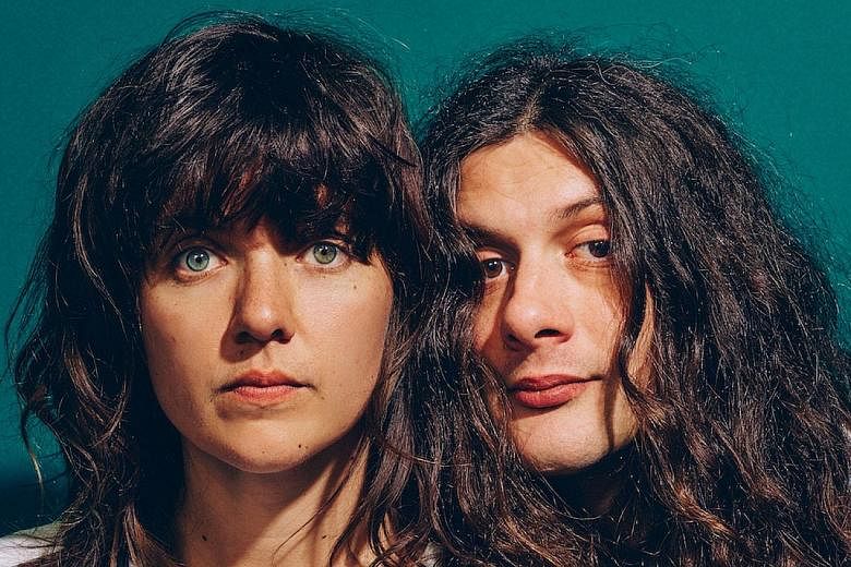 Lotta Sea Lice, a full-length release by Courtney Barnett (above left) and Kurt Vile, perfectly pairs her raspy drawl with his slacker twang.