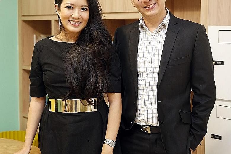 Crib co-founder Elaine Kim and Rajah & Tann partner Benjamin Cheong. The new venture aims to organise talks, legal clinics and workshops where female entrepreneurs can learn about intellectual property protection and funding, among other things.