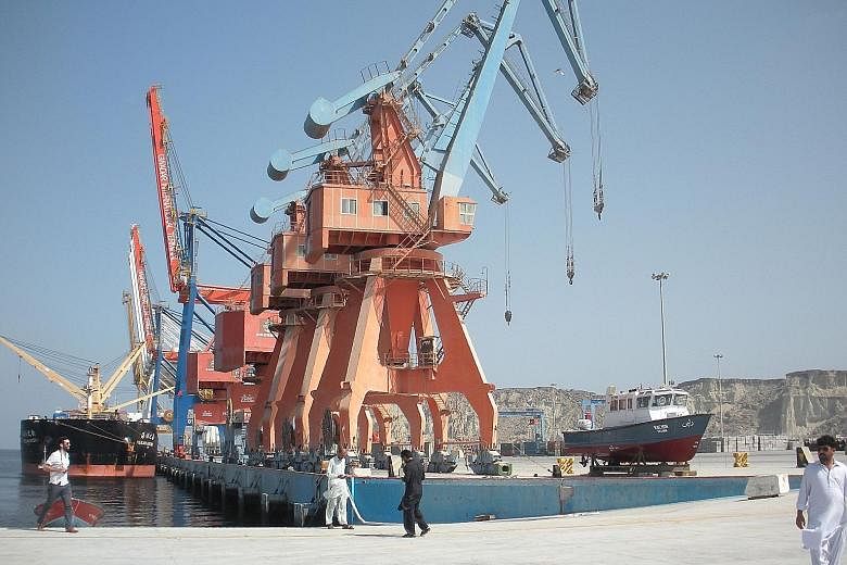 In Pakistan's Gwadar port, only up to four freighters arrive every month. But the city is set to be the bridgehead for the China-Pakistan Economic Corridor, a $73.5 billion project linking China to the Indian Ocean via Pakistan. The corridor is one o
