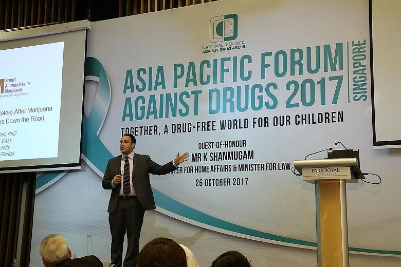 Mr Jon Sigfusson (above), director of the Icelandic Centre of Social Research and Analysis, said Iceland has seen some success in reducing drug use among its young people by strengthening preventive factors such as increasing the time teens spend wit