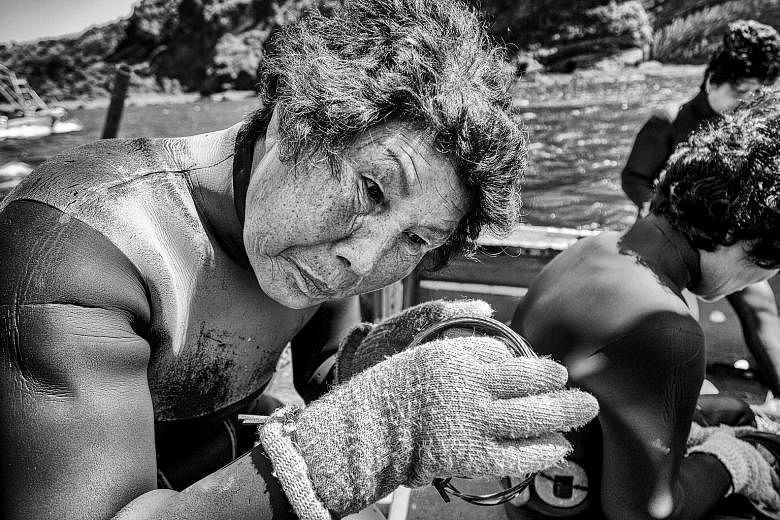 Professional endurance athlete and full-time photographer Jose Jeuland hopes to return to shoot videos of the haenyeo at work. The haenyeo, Jeju's women divers, go as deep as 30m without special diving equipment to catch seafood and collect seaweed t