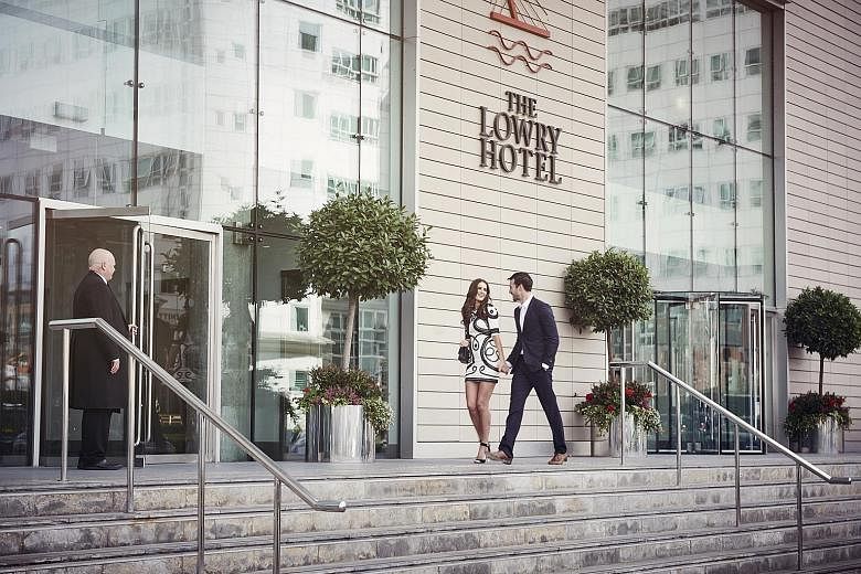 CDL Hospitality Trusts' net property income rose 15.9 per cent to $40.4 million, driven by contributions from The Lowry Hotel in Manchester, Britain, and Pullman Hotel Munich in Germany.