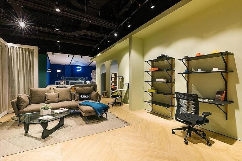 Swiss furniture brand Vitra - in collaboration with lifestyle company Grafunkt - has opened its first standalone store (above) in Singapore at Millenia Walk.