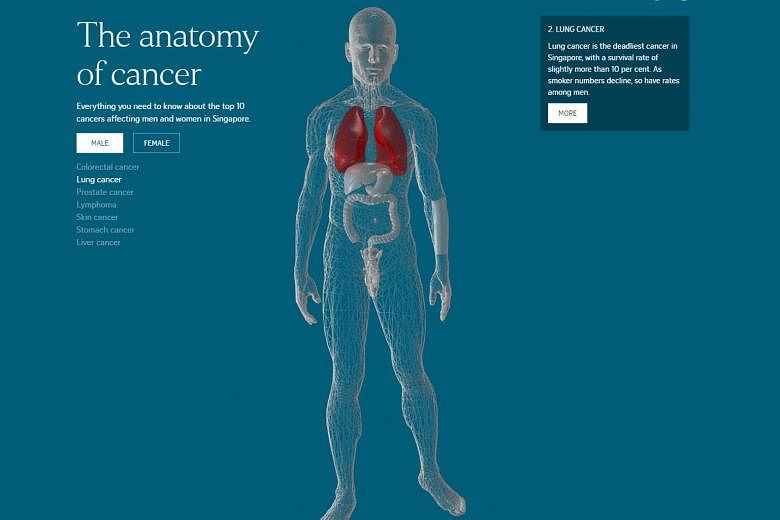 The Anatomy of Cancer beat five other contenders, including entries from The Wall Street Journal and Bloomberg, to win best website infographic at the Editor & Publisher EPPY 2017 Awards.
