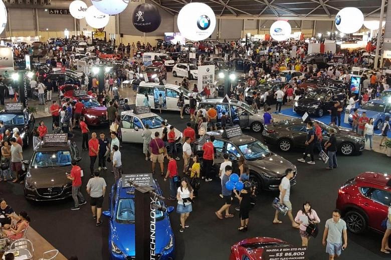 Over 100 vehicles sold by midday at car show Cars@Expo | The Straits Times