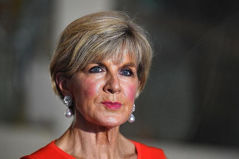 Ms Julie Bishop is a member of Prime Minister Malcolm Turnbull's Liberal Party.