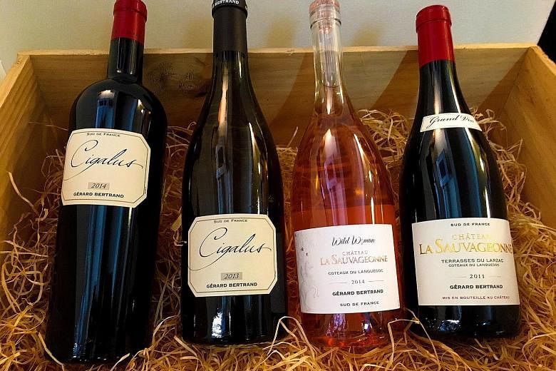 The Gerard Bertrand bundle features four biodynamic wines from two estates in southern France.