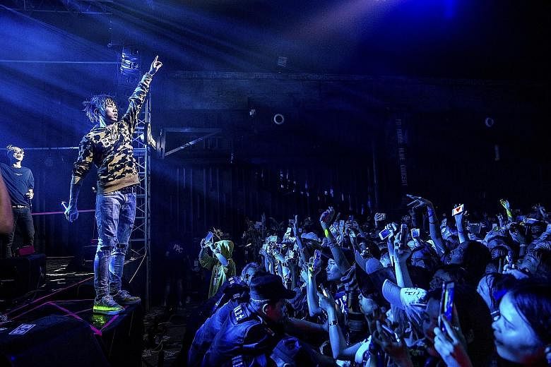 Masiwei of the Higher Brothers performs in Chengdu, China, a sprawling metropolis that is quickly becoming a hotbed of hip-hop, particularly rap.