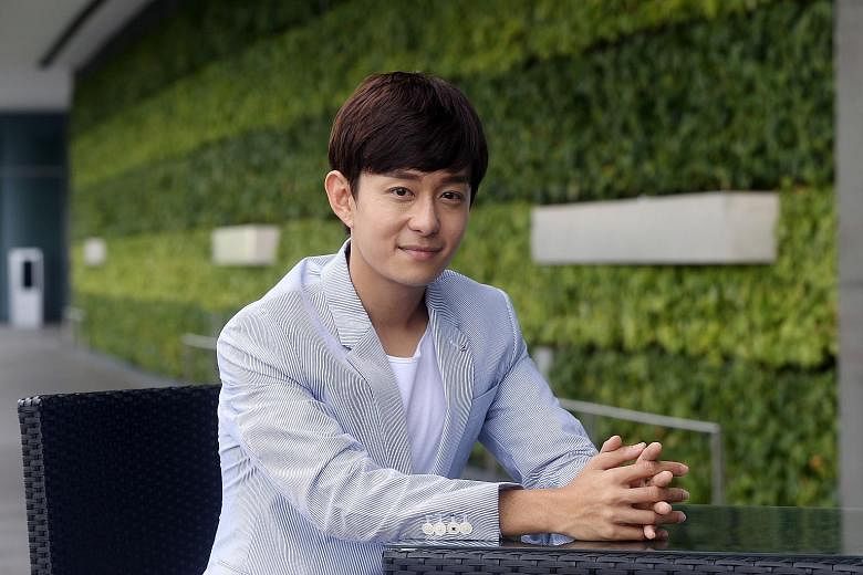 Jeremy Chan sang in pubs for seven years and quit three years ago to focus on acting.