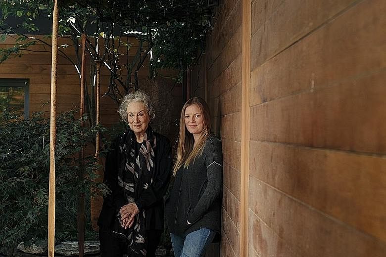 Margaret Atwood (left) initially declined when Sarah Polley (right) asked for the movie rights to Alias Grace at the age of 17 after reading the book.