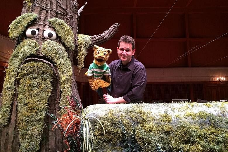 Victor Yerrid, a master puppeteer at the Jim Henson Company, will perform with the Singapore Symphony Orchestra in SSO Concerts For Children: Nature Tales.