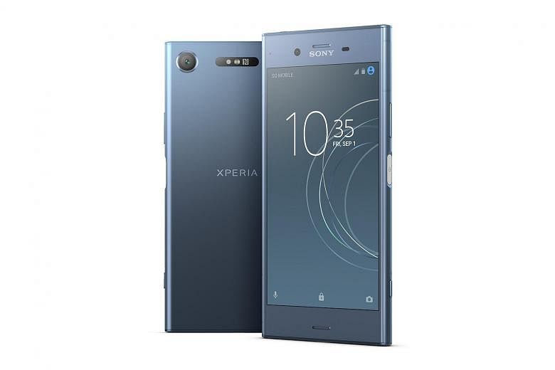 The Sony XZ1 has a smaller 5.2-inch screen and a matte finish that is less susceptible to fingerprints than the 5.5-inch XZ Premium's glossy finish.