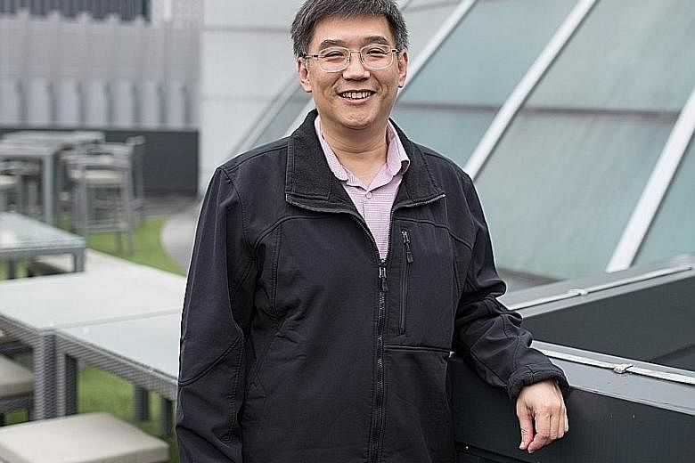 Mr David Koh, 49, was a Shell ventures manager before enrolling in the Singapore Management University's juris doctor programme.