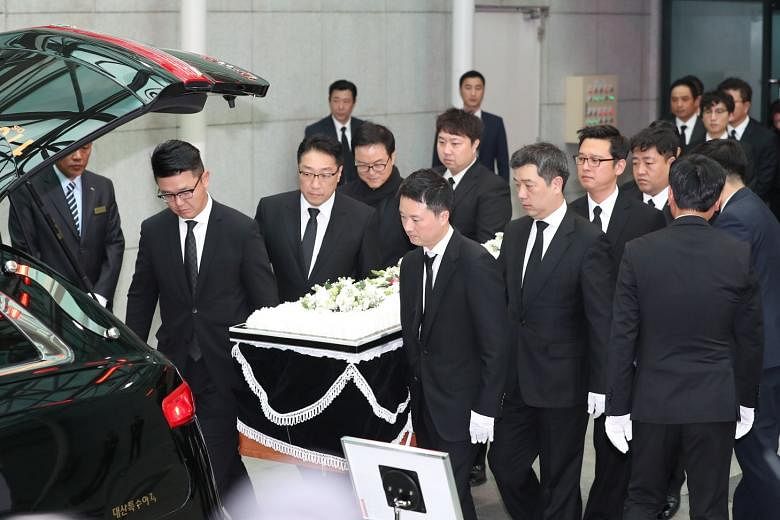 Actor Kim Joo Hyuk Laid To Rest In Seosan | The Straits Times