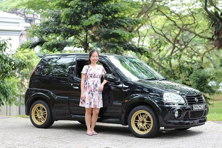 Ms Cai Simin has participated in driving events with the Suzuki Ignis Sport.