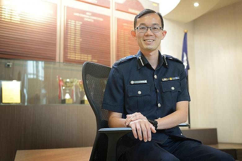 Assistant Commissioner Lian Ghim Hua oversees major crime cases, including homicides and kidnappings, in his new role.